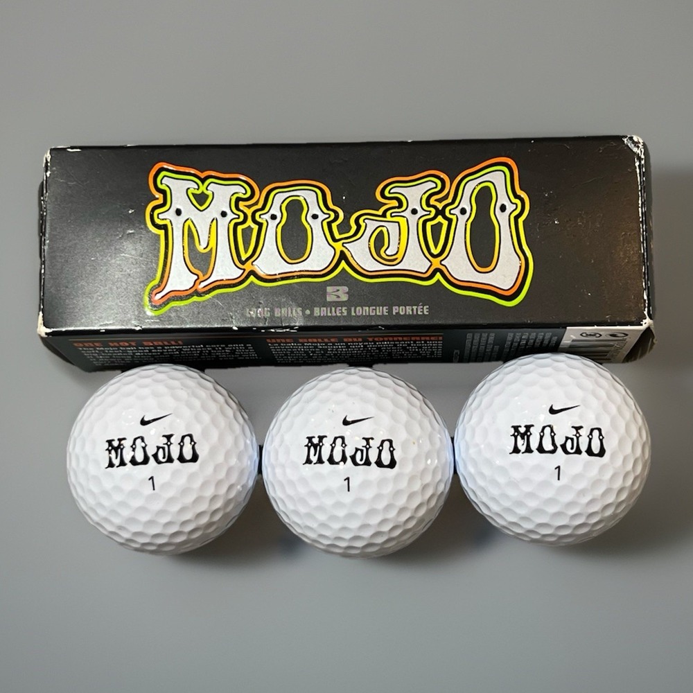 Mojo Nike Golf Balls Sleeve Of 3 White Long Distance‎ Low Compression New Box